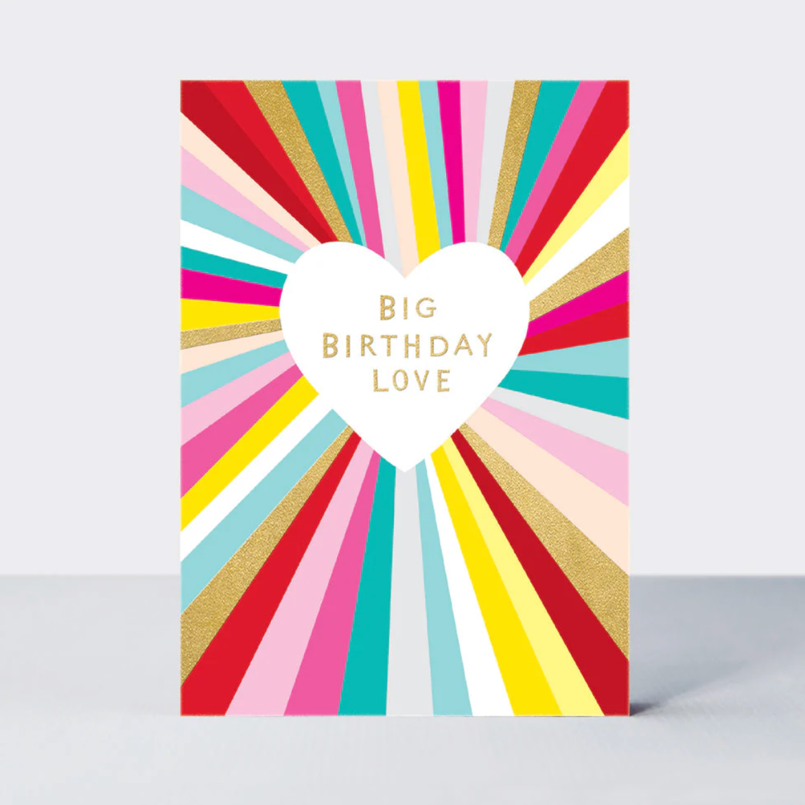 Rachel Ellen Designs BIG BIRTHDAY LOVE Birthday Card