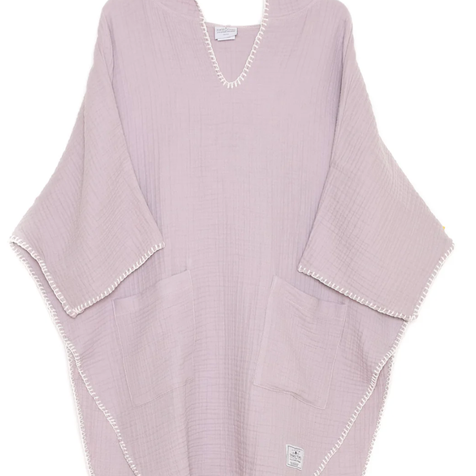 Tofino Towel Co. COCOON LILAC Muslin Surf Poncho