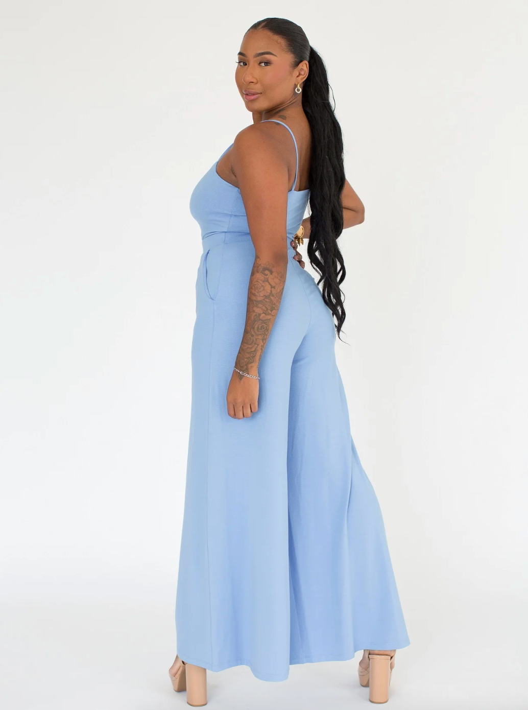 Georgia Rose Label - Alexandra SOFT BLUE Jumpsuit
