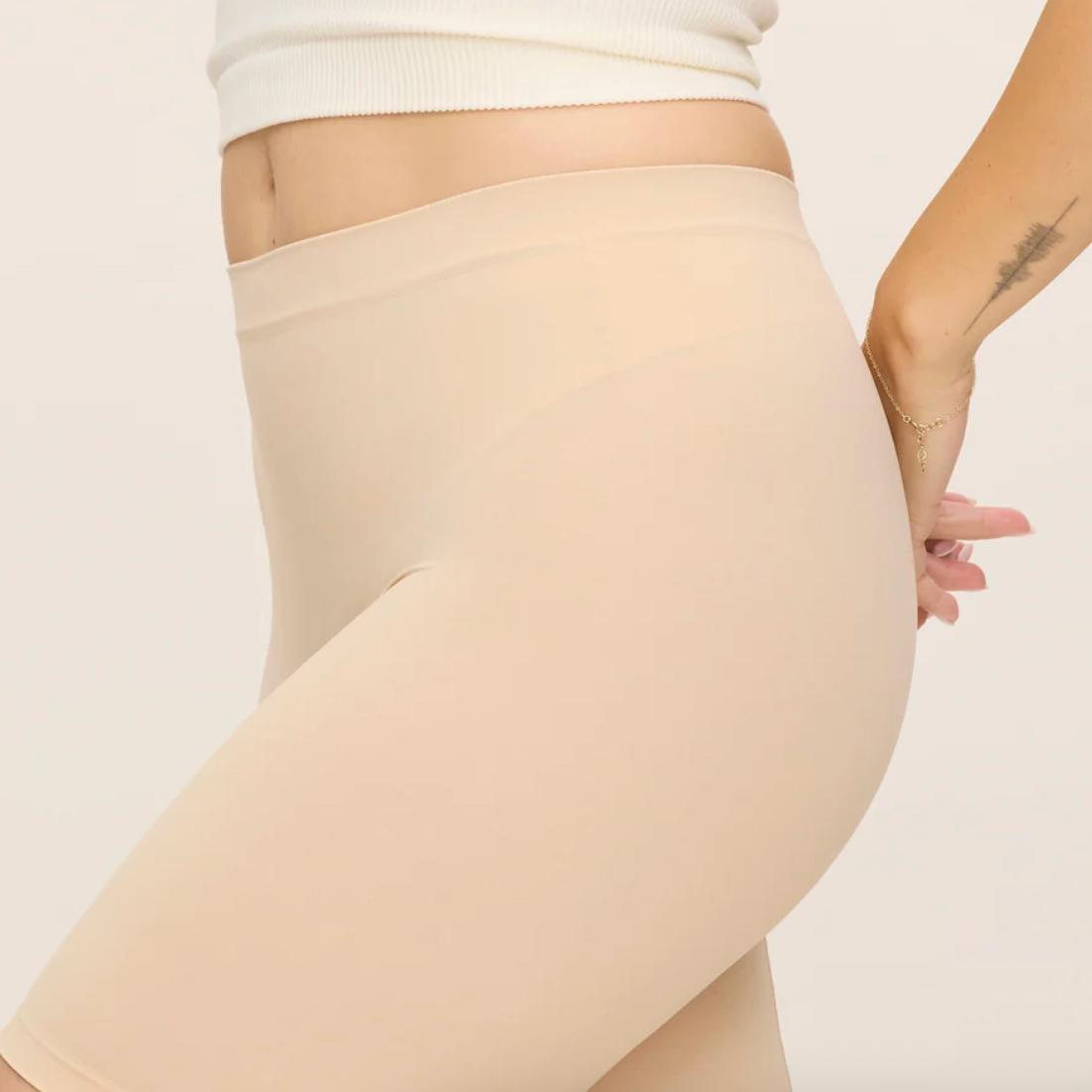 Thigh Society BEIGE COOLING Anti-Chafe Slip Short Underwear