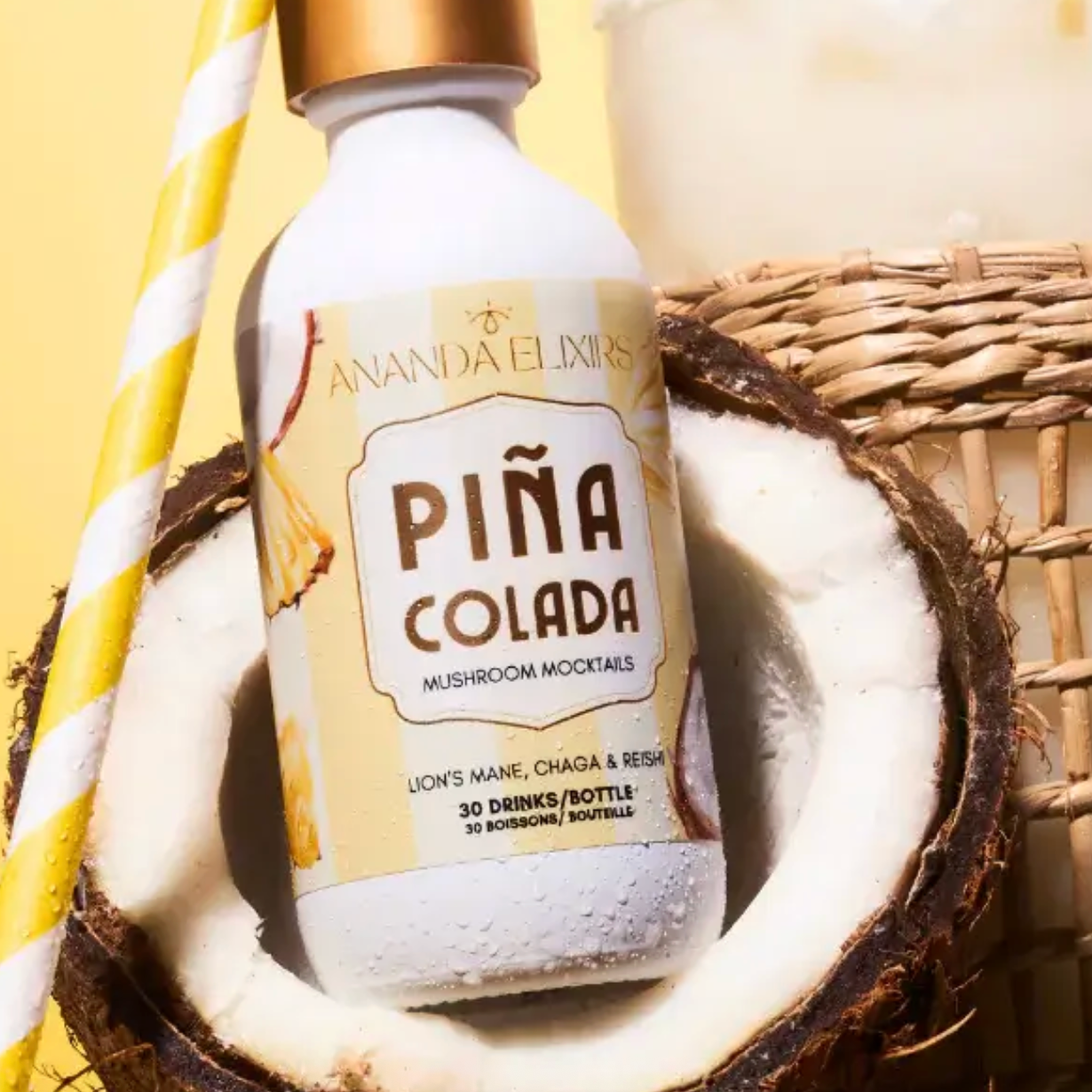 Ananda Elixirs - PIÑA COLADA Mushroom Mocktail