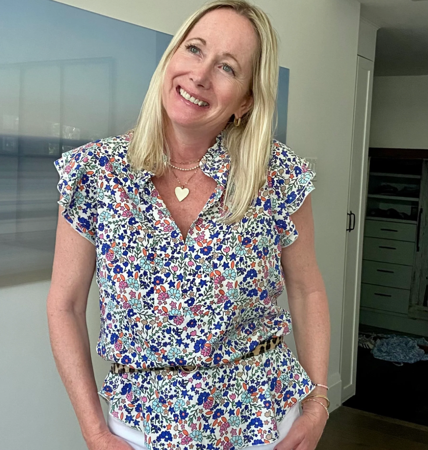 DOTTY Bluebell Bloom Blouse