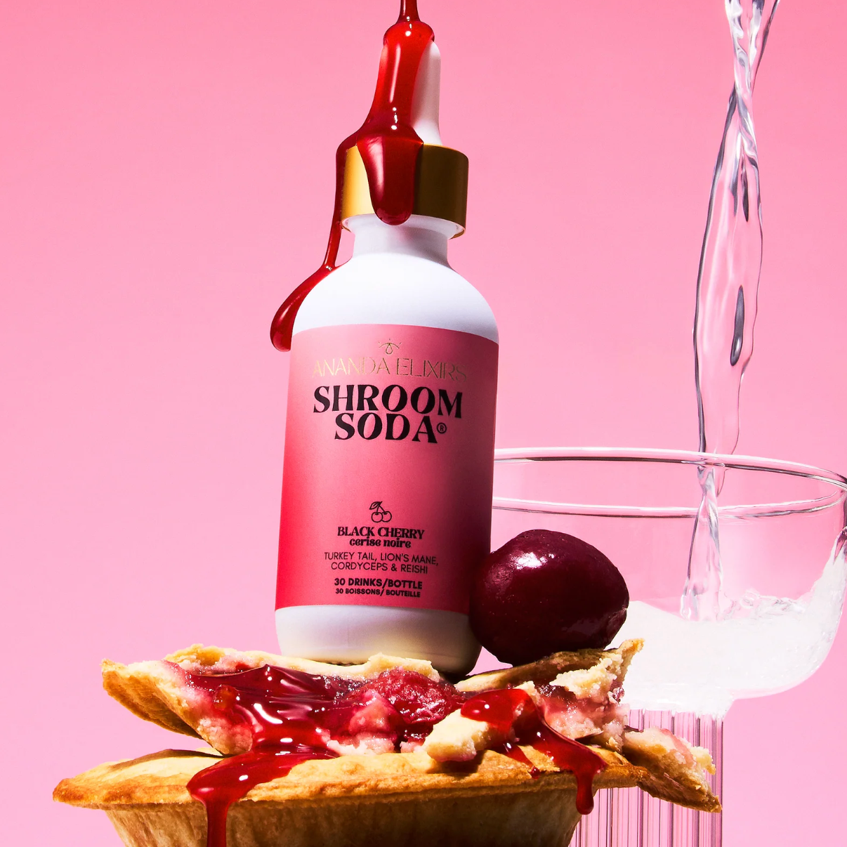Ananda Elixirs - BLACK CHERRY Shroom Soda®
