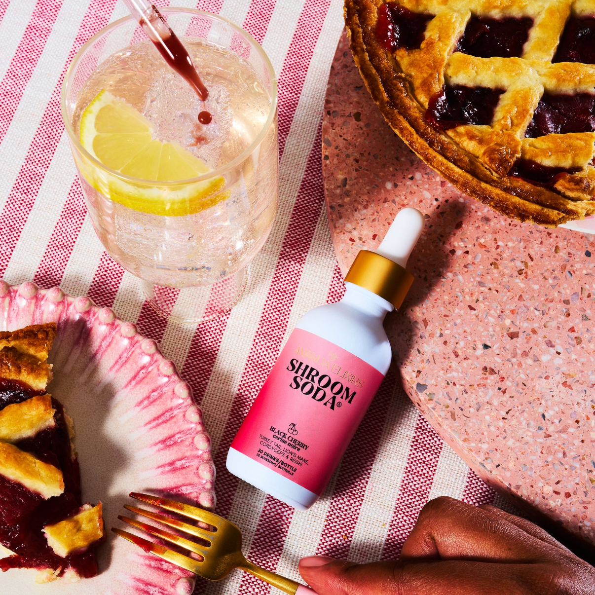 Ananda Elixirs - BLACK CHERRY Shroom Soda®
