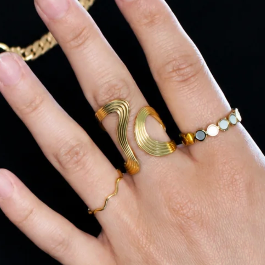 Sunbalm Jewelry - SWERVE Adjustable Ring