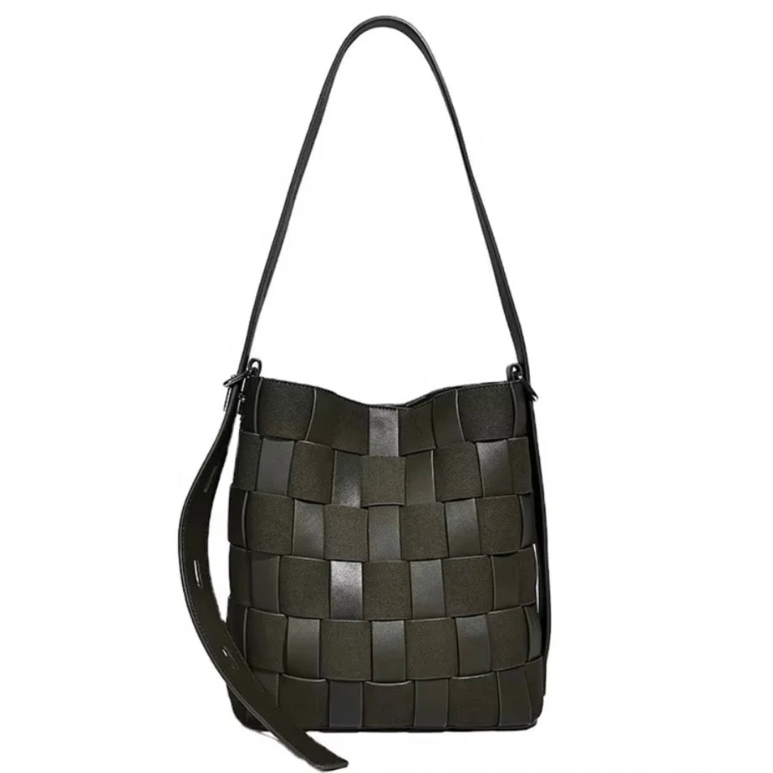 preneLOVE LAURIER Vegan Leather/Suede Shoulder Bag