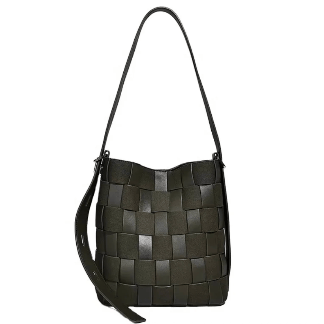 preneLOVE LAURIER Vegan Leather/Suede Shoulder Bag