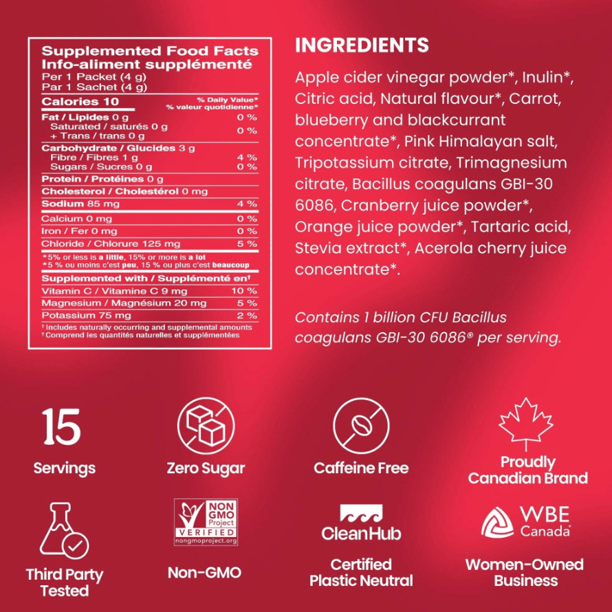 Blume SuperBelly CRANBERRY ORANGE Hydration Powder