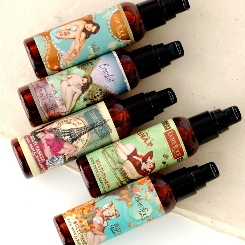 Barefoot Venus GINGER SNAP Collection - Multi-Tasker Bath, Body & Massage Oil
