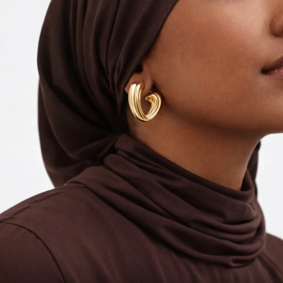 Sunbalm Jewelry - TEXTURED HEART Earrings