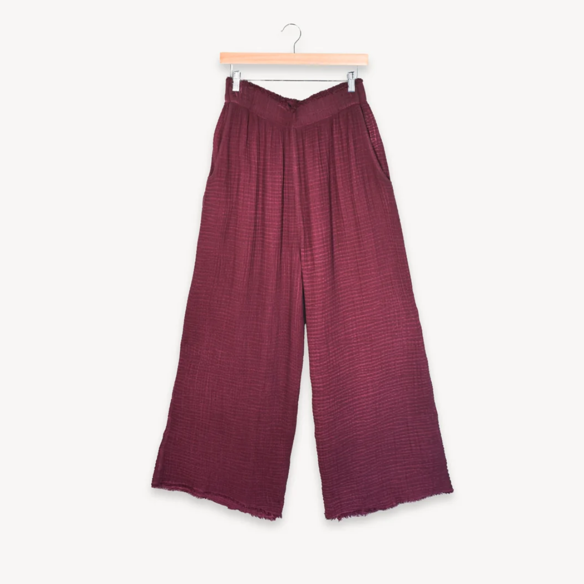 Pokoloko - 4 Layer Crinkle Palazzo Pants