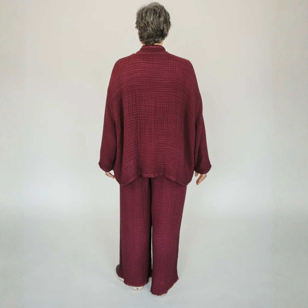 Pokoloko - 4 Layer Crinkle Palazzo Pants
