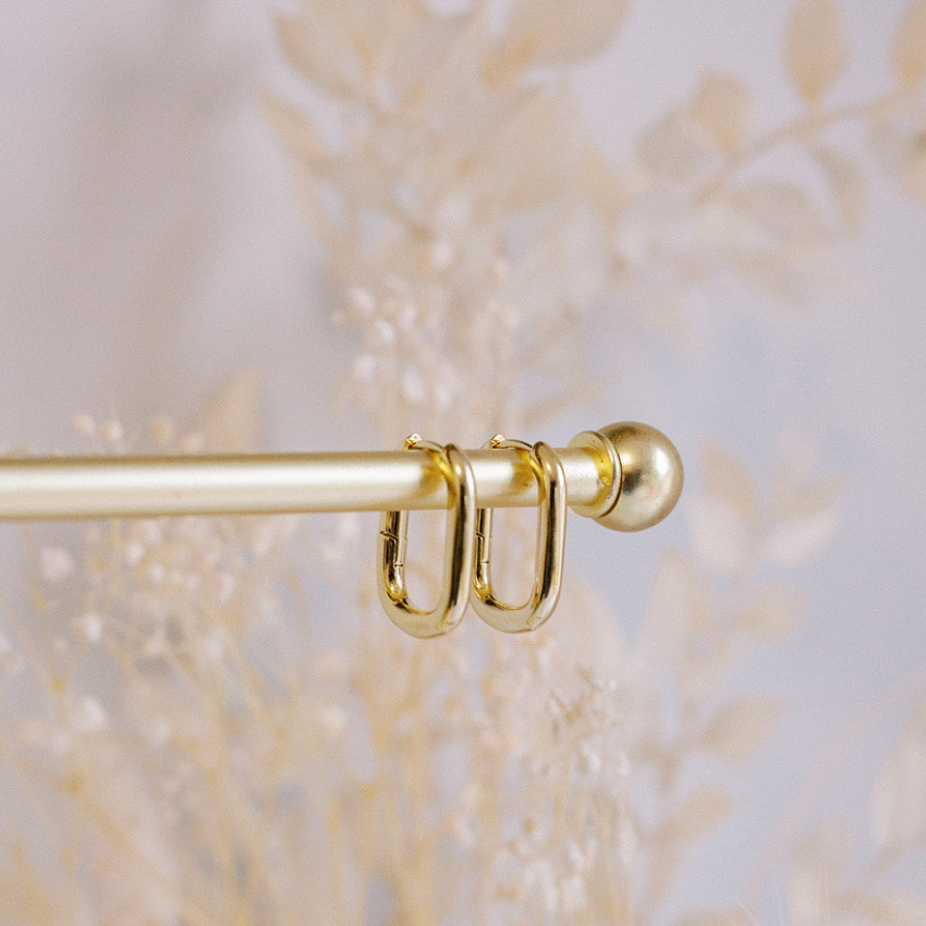 Wild Heart Collective - Stevie Rectangle Hoop Earrings