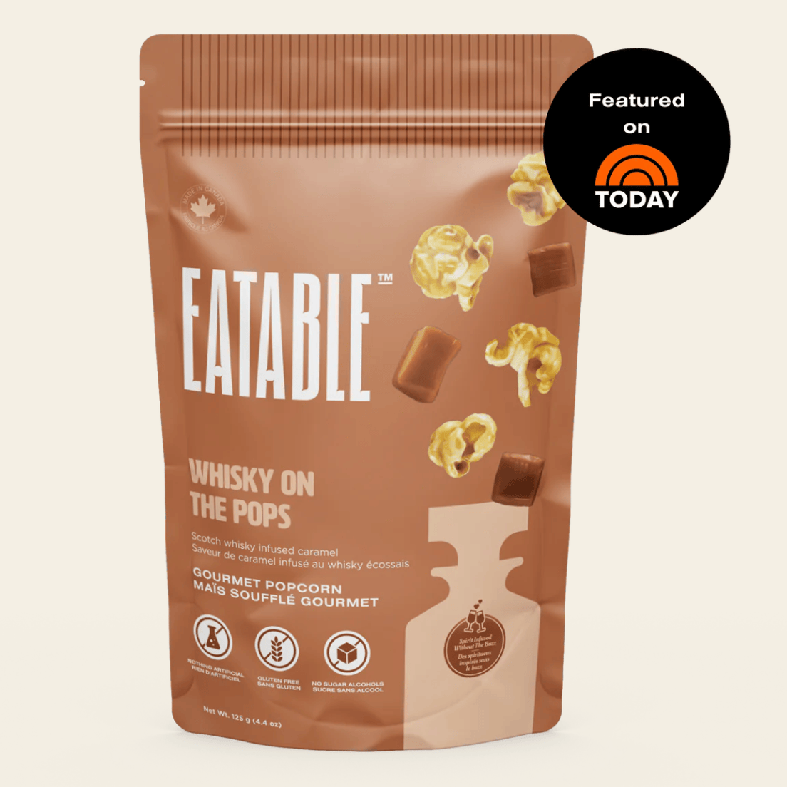EATABLE Gourmet Popcorn - Whisky On The Pops