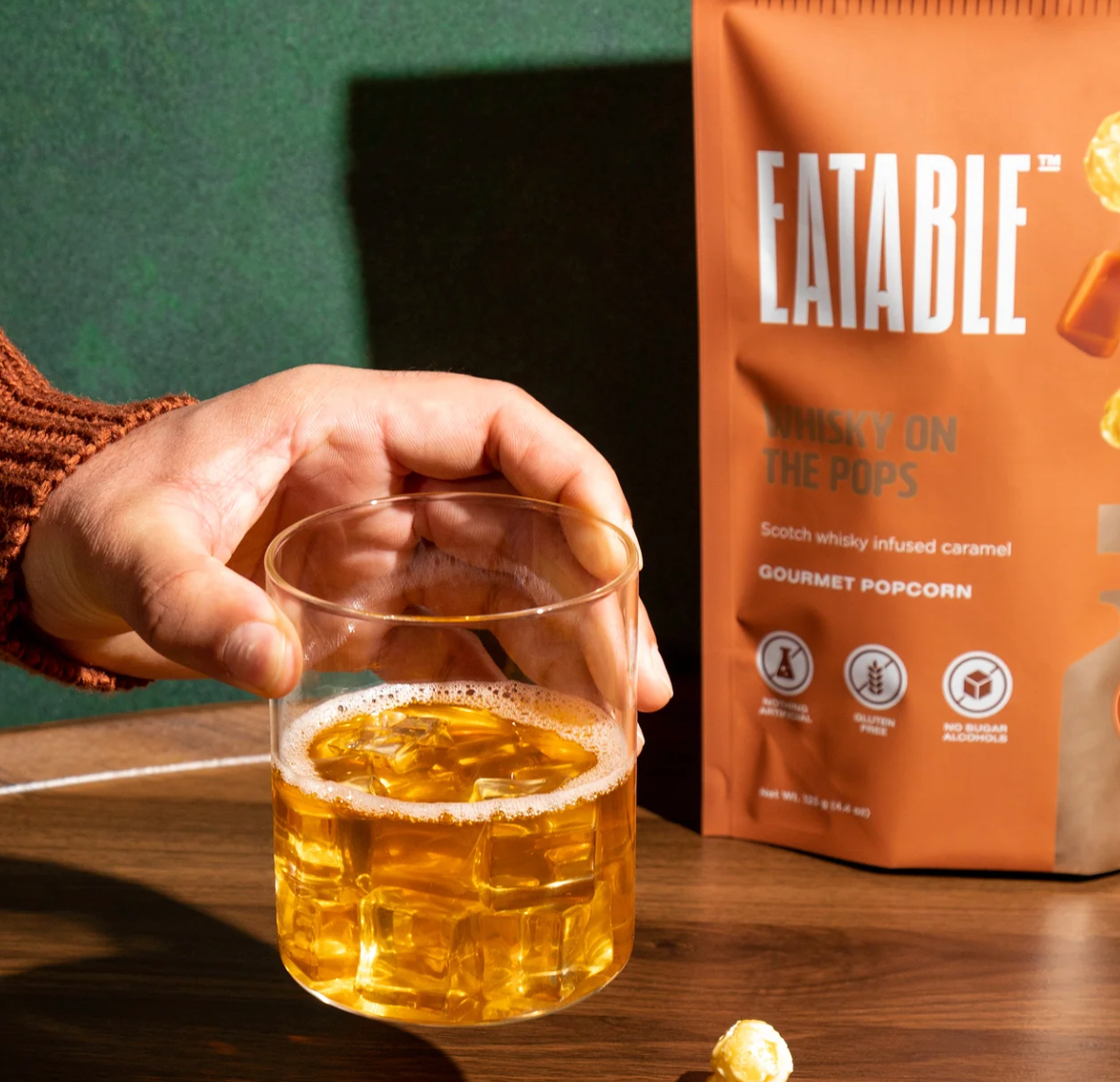 EATABLE Gourmet Popcorn - Whisky On The Pops