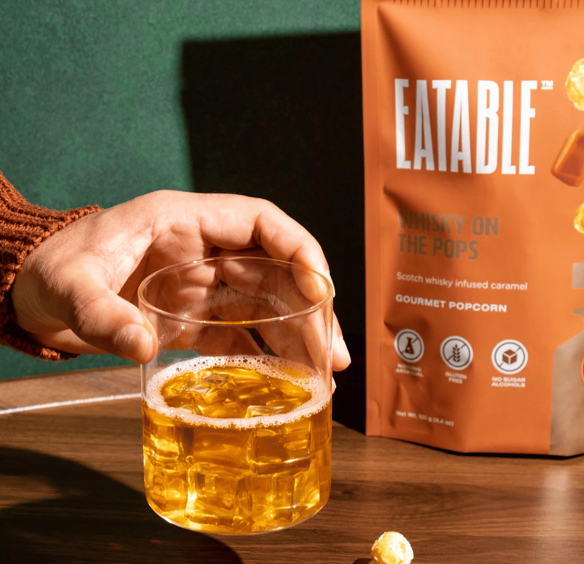 EATABLE Gourmet Popcorn - Whisky On The Pops