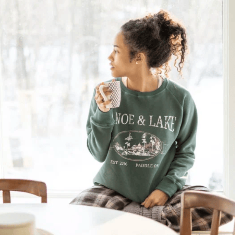 Canoe & Lake HERITAGE Crew Sweater