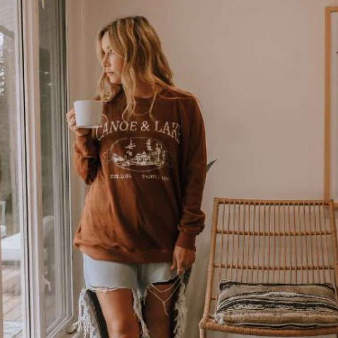 Canoe & Lake HERITAGE Crew Sweater