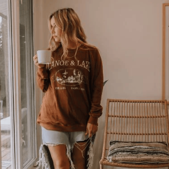 Canoe & Lake HERITAGE Crew Sweater