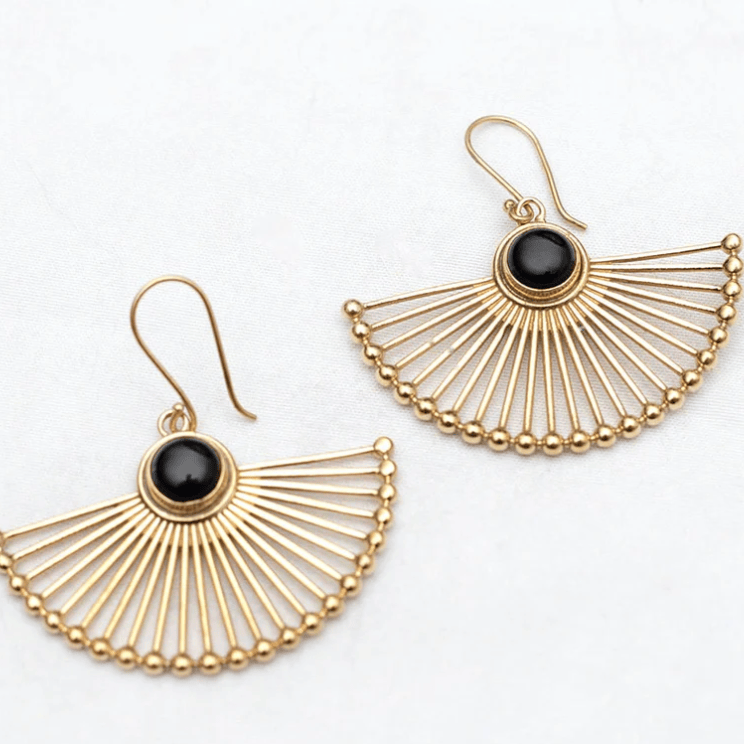 Love Not Fear ALEGRIAS Brass Earrings