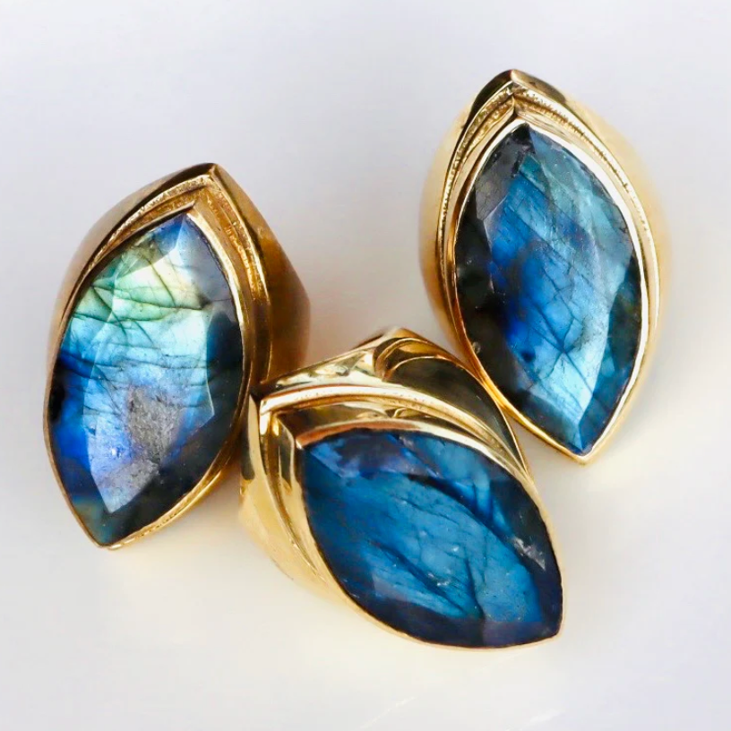 Love Not Fear HIGH PRIESTESS Gemstone Ring