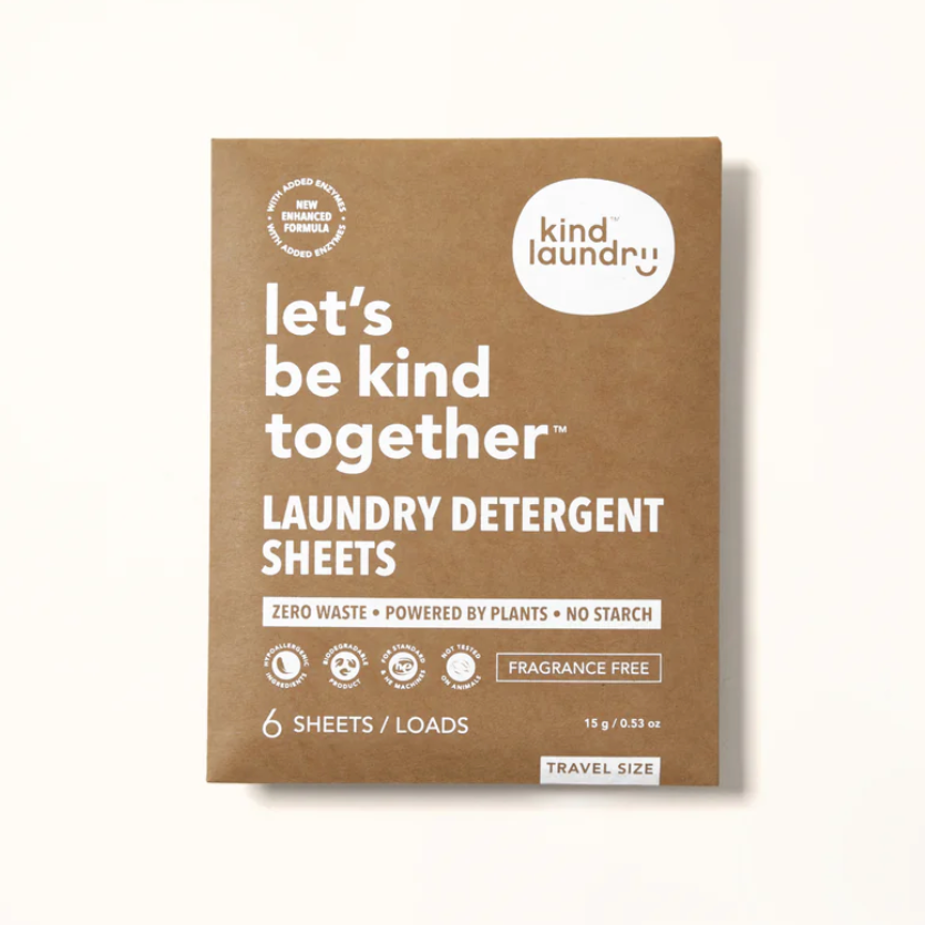 Kind Laundry Sheets Travel Pack (6 Loads)