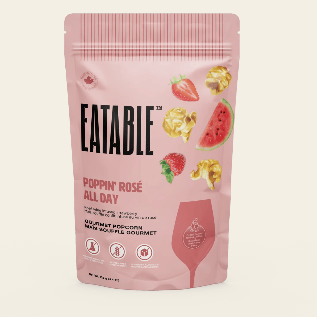 EATABLE Gourmet Popcorn - Poppin’ Rosé All Day