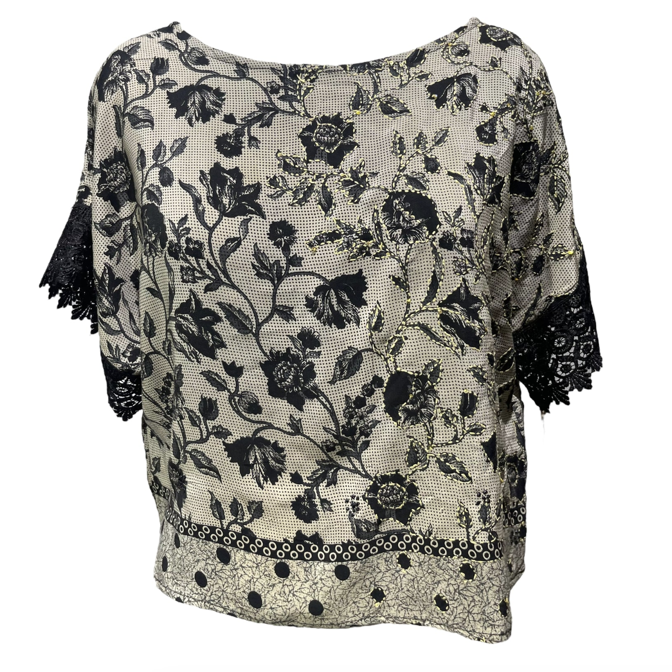 sariKNOTsari Avatar Pure Silk Boxy Top