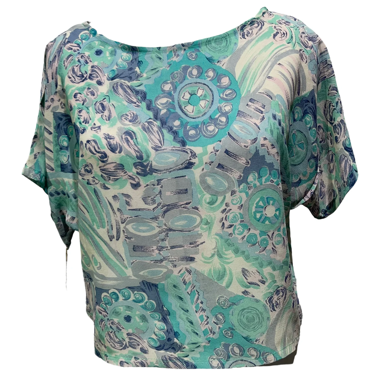 sariKNOTsari Avatar Pure Silk Boxy Top