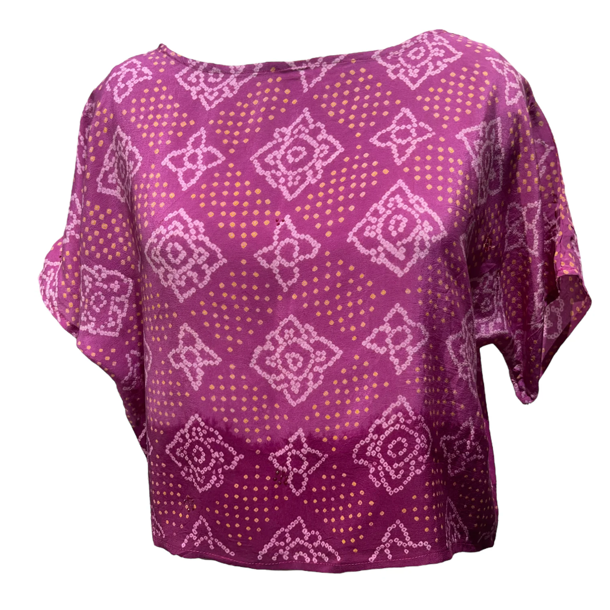 sariKNOTsari Avatar Pure Silk Boxy Top