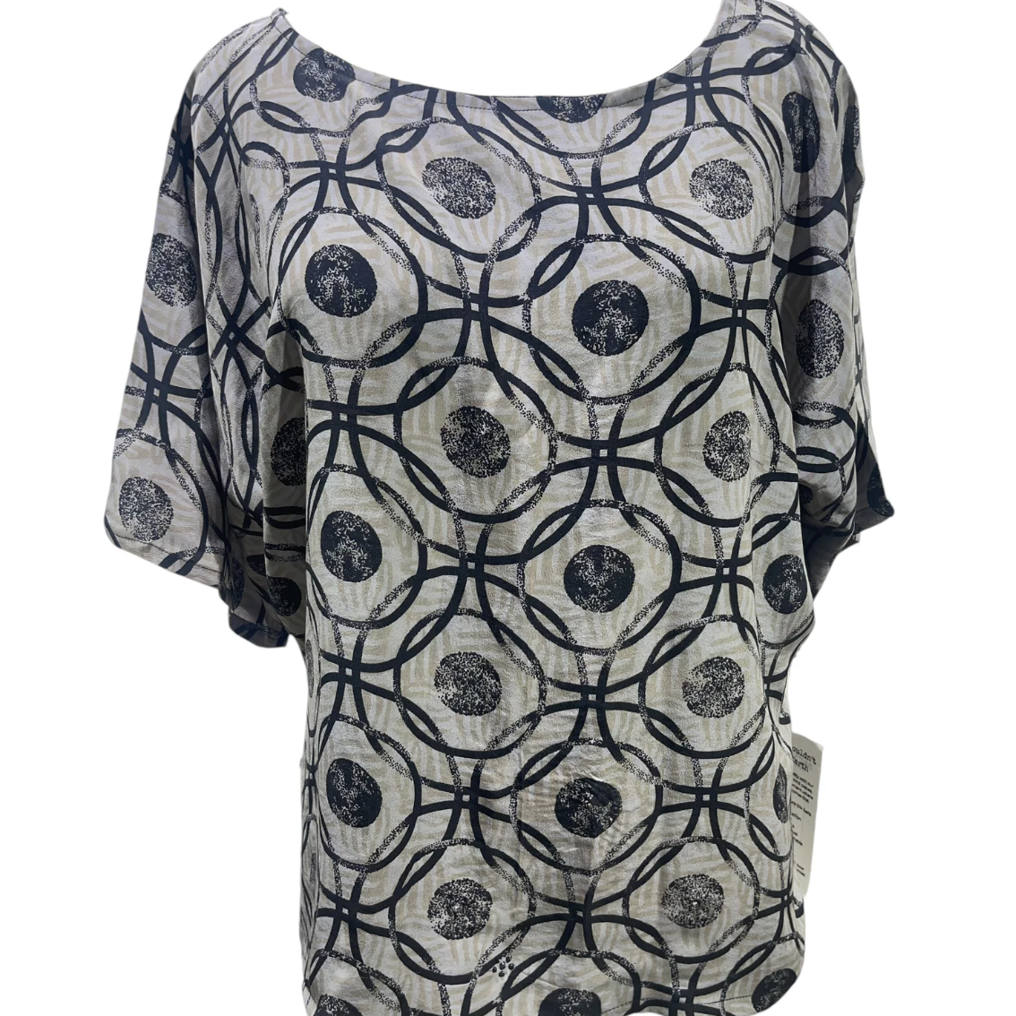 sariKNOTsari Avatar Pure Silk Side Slit Top