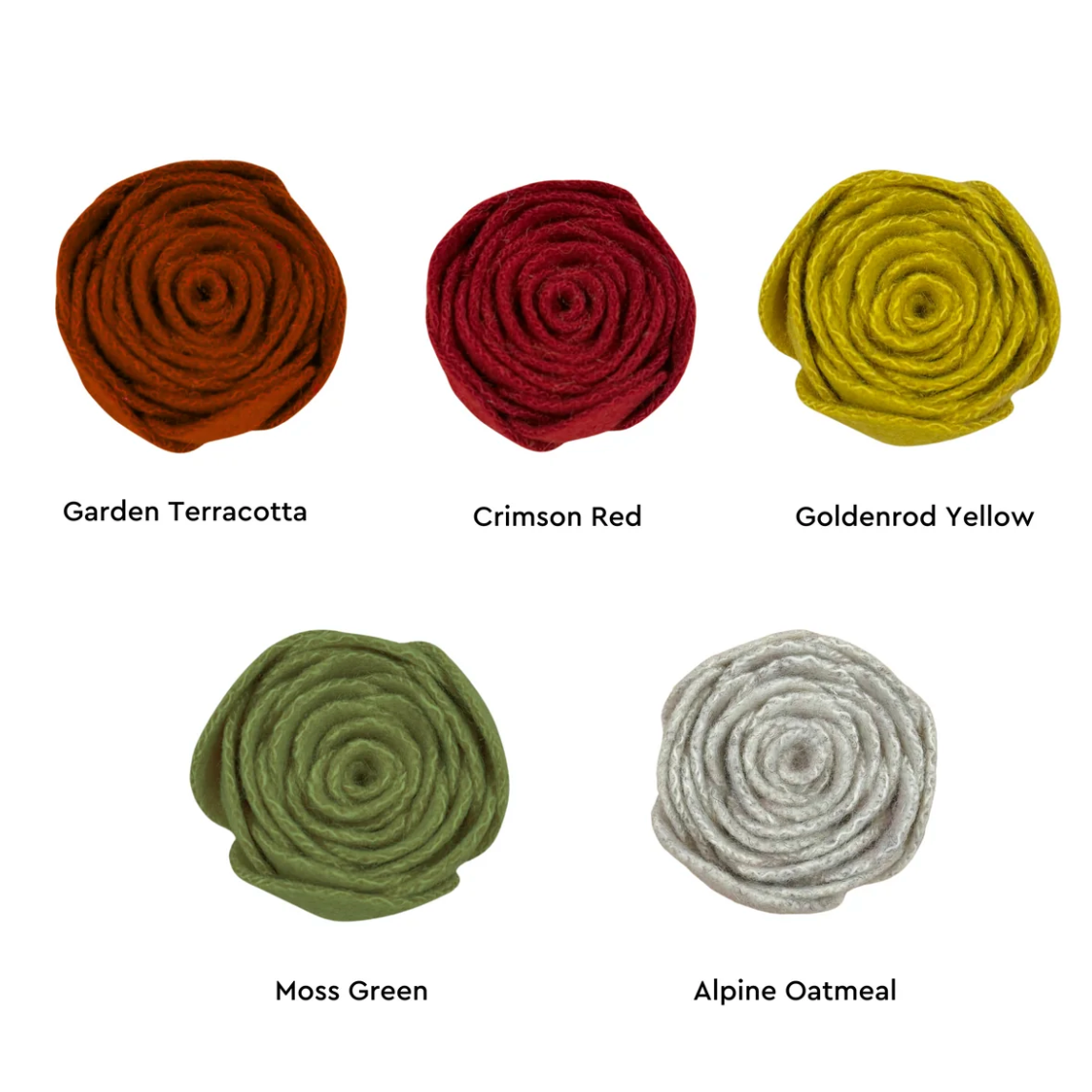 STE.MARG.SCOT - The Woollen Flower Brooch RANUNCULUS