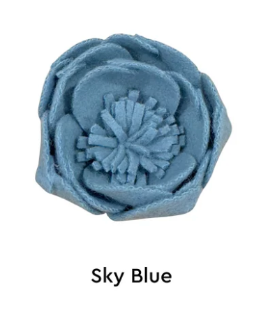 STE.MARG.SCOT - The Woollen Flower Brooch PEONY