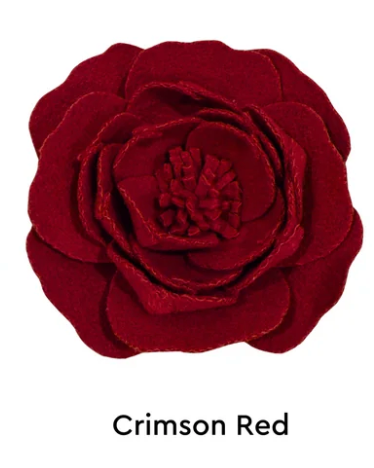 STE.MARG.SCOT - The Woollen Flower Brooch PEONY