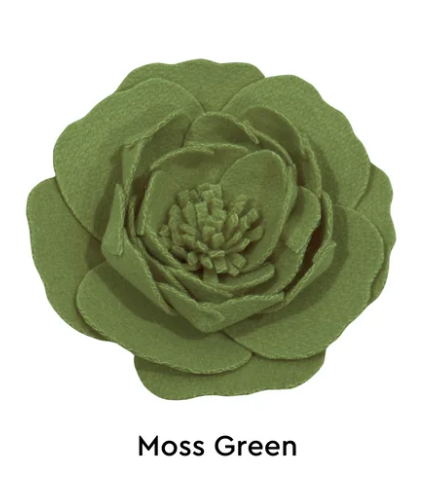 STE.MARG.SCOT - The Woollen Flower Brooch PEONY