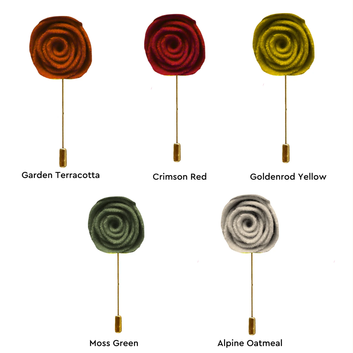 STE.MARG.SCOT - The Woollen Flower Brooch RANUNCULUS