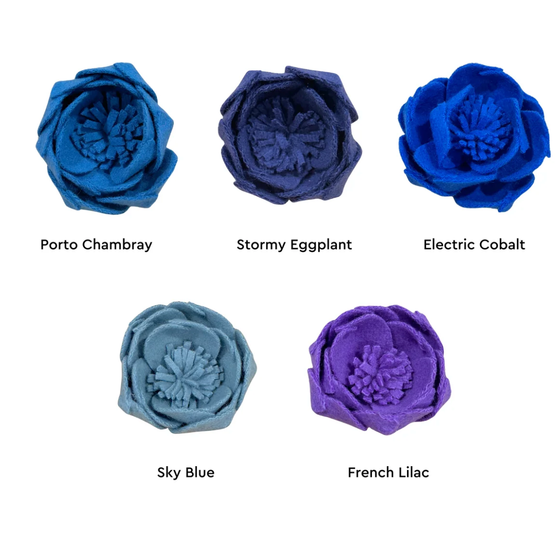 STE.MARG.SCOT - The Woollen Flower Brooch PEONY