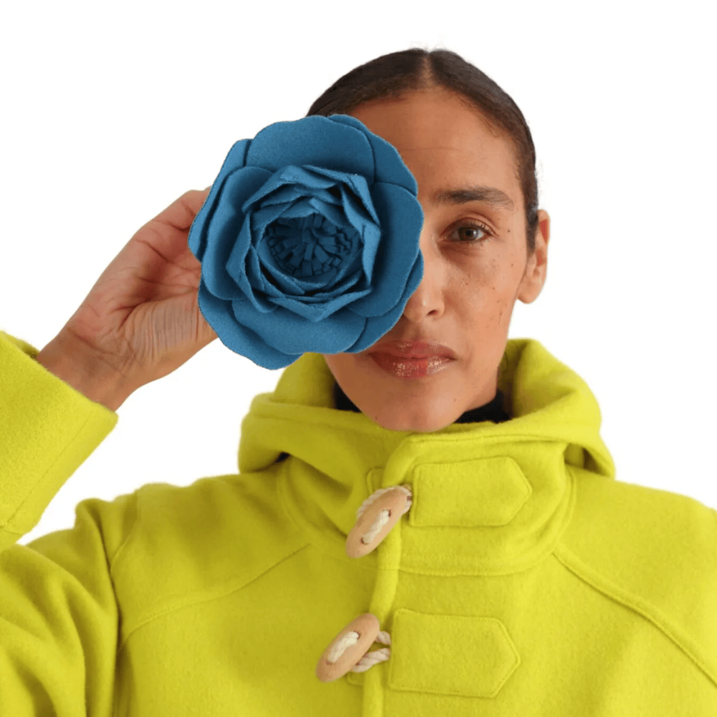 STE.MARG.SCOT - The Woollen Flower Brooch PEONY