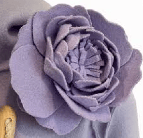 STE.MARG.SCOT - The Woollen Flower Brooch PEONY