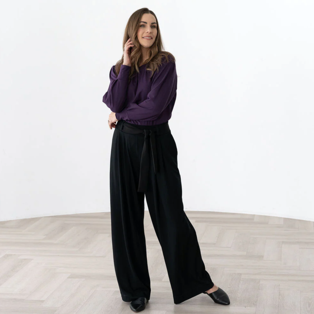 Encircled - The Wanderer Wide Leg Pant with Belt