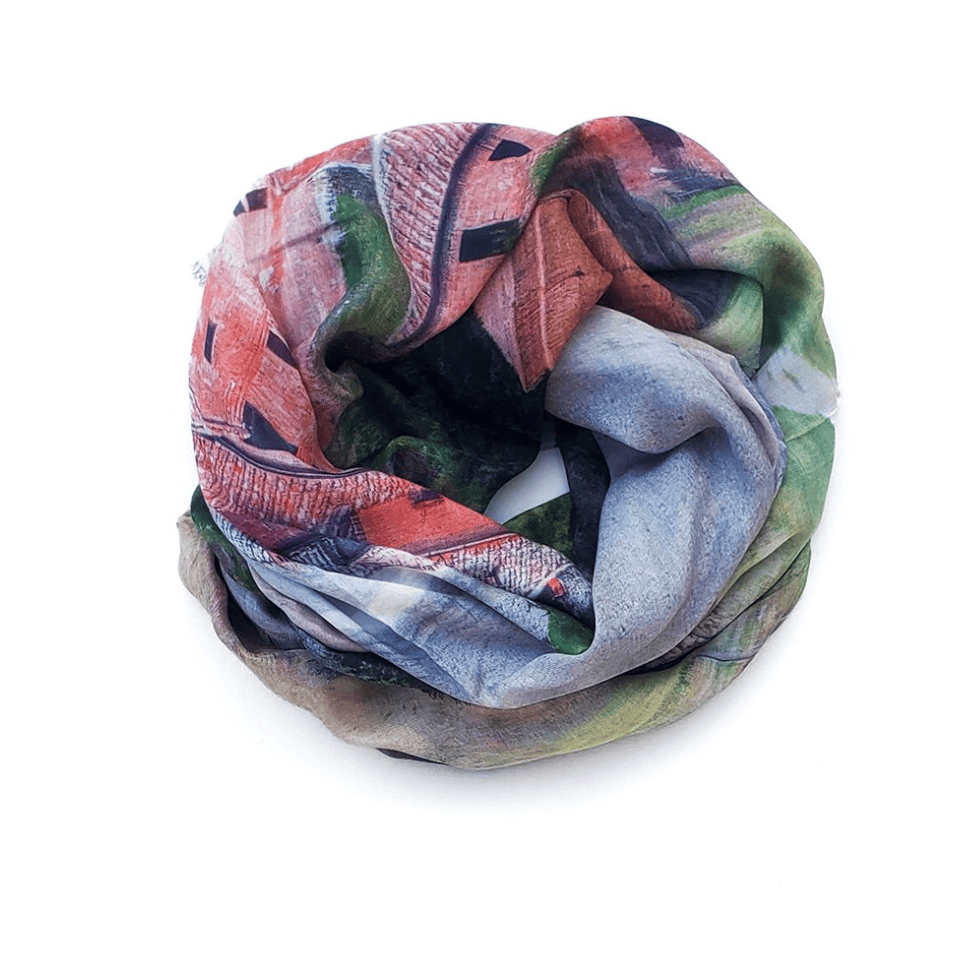 LOLILI Fine Art Scarf - Tuscan Villa