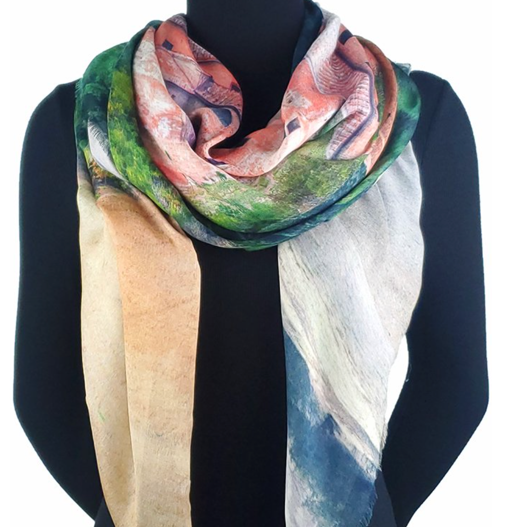 LOLILI Fine Art Scarf - Tuscan Villa