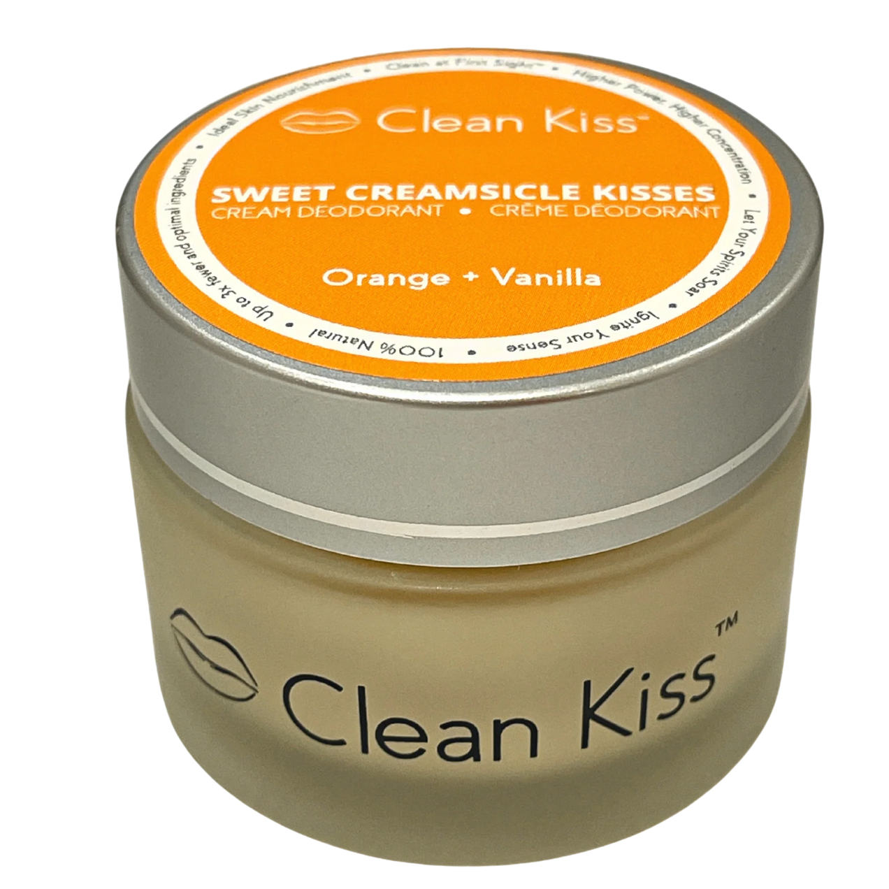 Clean Kiss Natural Deodorant - Sweet Creamsicle Kisses with Orange & Vanilla
