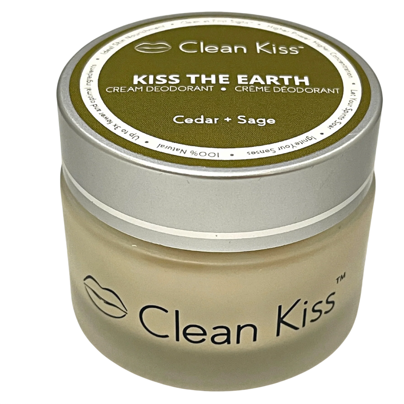 Clean Kiss Natural Deodorant - Kiss The Earth with Cedar & Sage