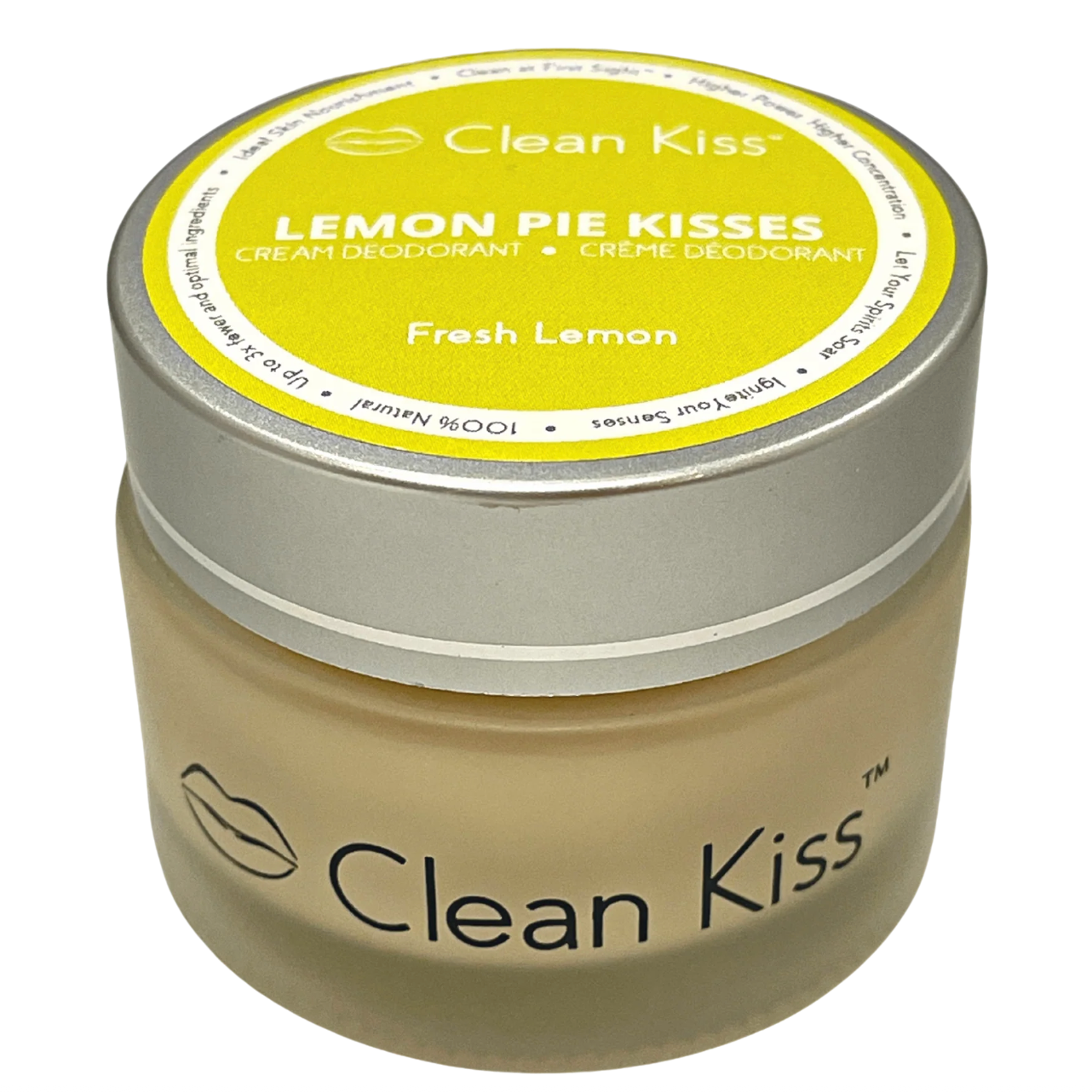 Clean Kiss Natural Deodorant - Lemon Pie Kisses with Lemon & Vanilla