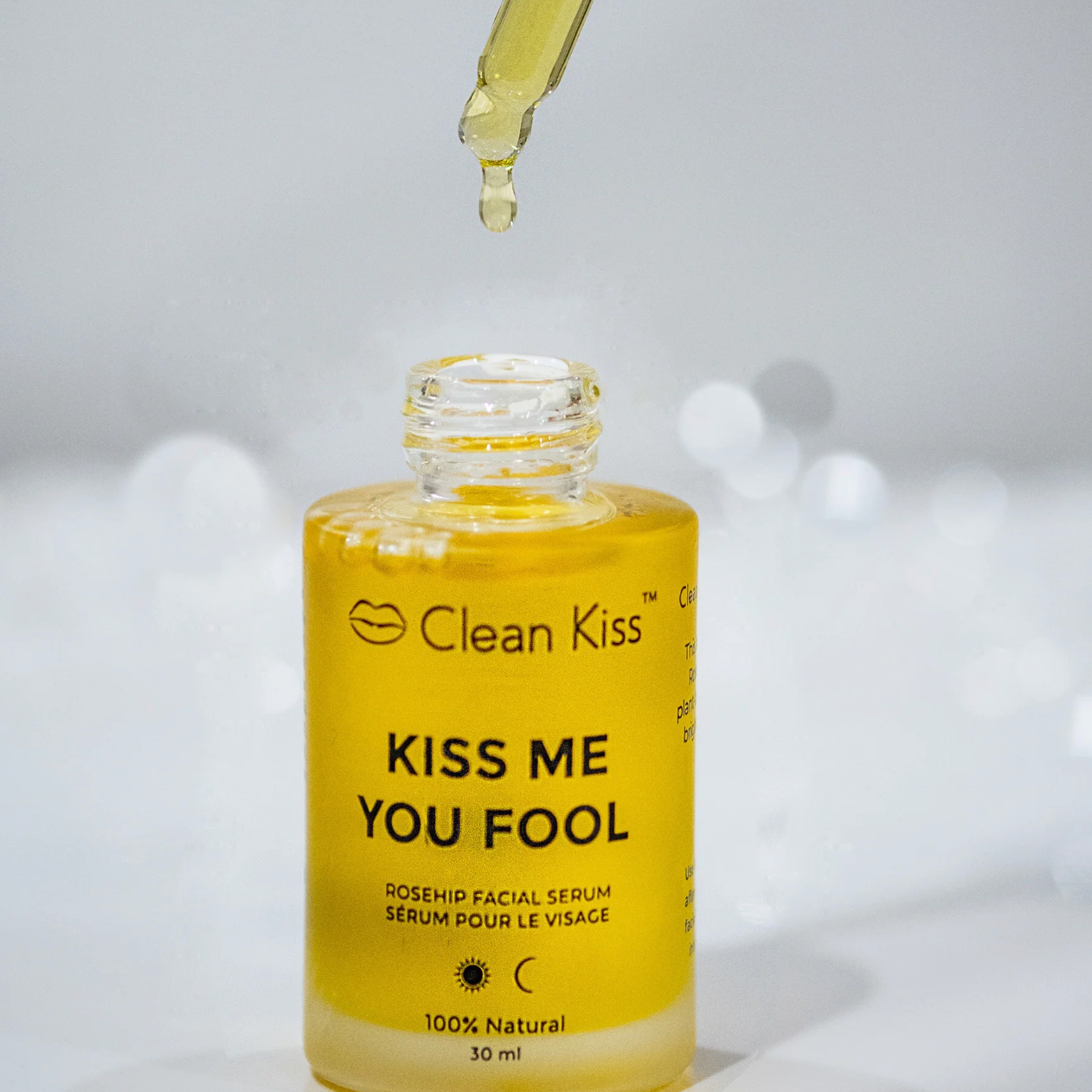 Clean Kiss "Kiss Me You Fool" Rosehip Oil Serum