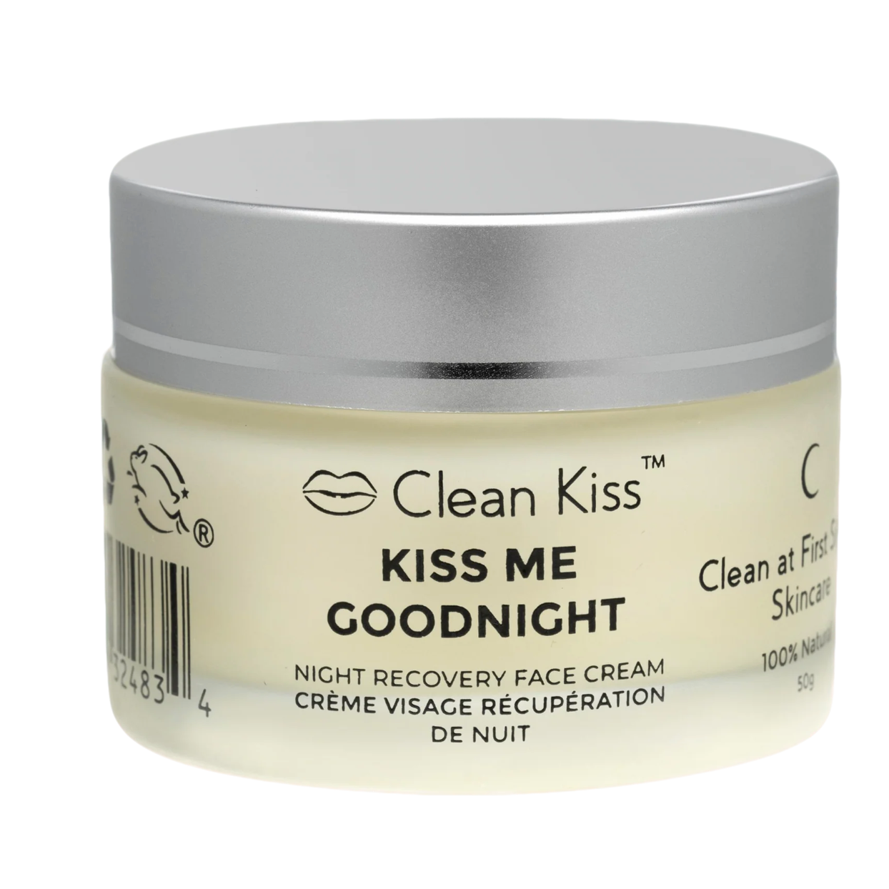 Clean Kiss "Kiss Me Goodnight" Night Recovery Face Cream