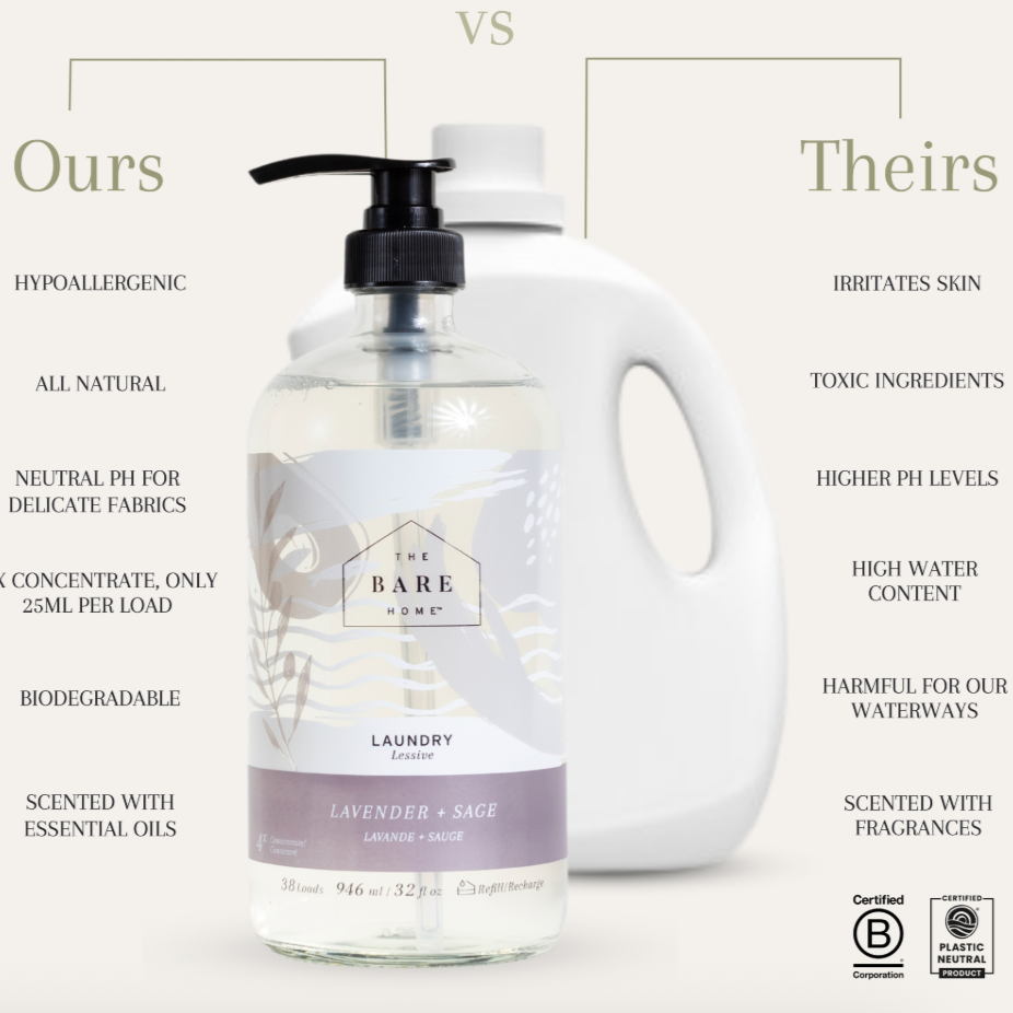 The Bare Home Liquid Laundry Detergent