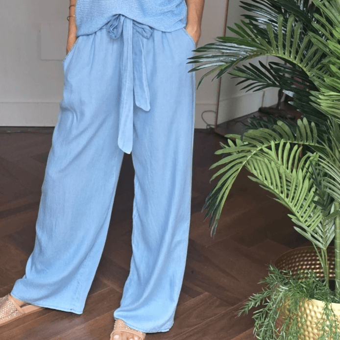 BAZ Wide Leg Tencel Pant