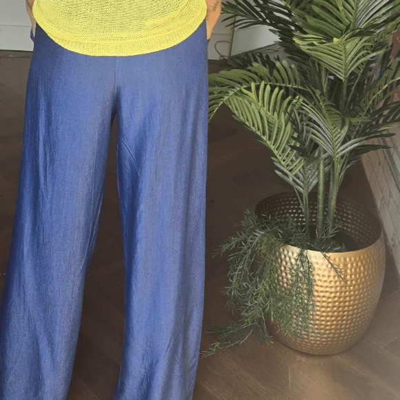 BAZ Wide Leg Tencel Pant